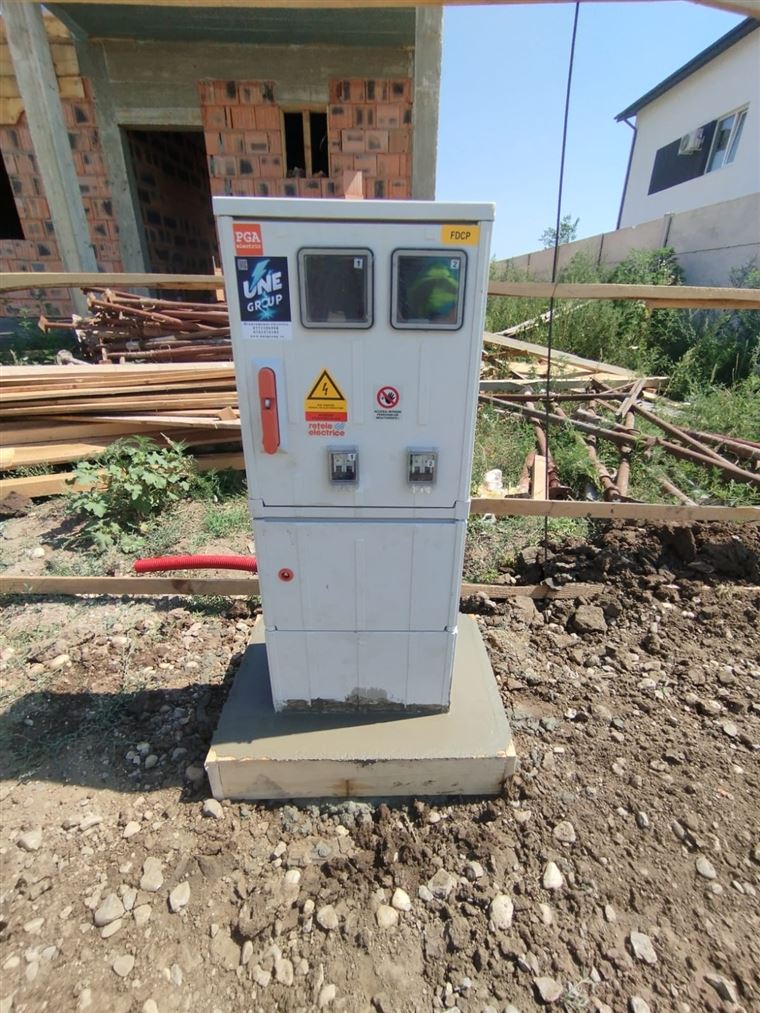 FDCP montat pe un șantier de construcție nouă